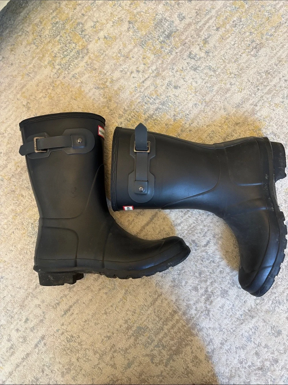 Hunter Dark Slate Short Rain Boot